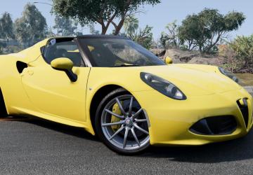 Alfa Romeo 4C version 1.1 for BeamNG.drive (v0.31.x)