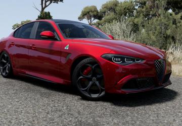 Alfa Romeo Giulia version 1.15 for BeamNG.drive (v0.35.x)