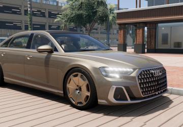 Audi A8L (D5) Facelift (2022) version 1.0 for BeamNG.drive (v0.31.x)