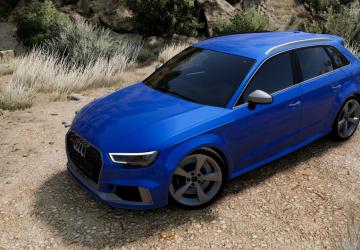 Audi S3/RS3 Sportback (2015-2018) version 1.0 for BeamNG.drive (v0.35.x)