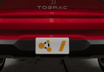 BeamNG License plates version 2.1 for BeamNG.drive