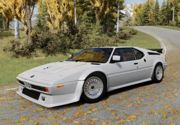 BMW M1 version 1.0 for BeamNG.drive (v0.29.x)