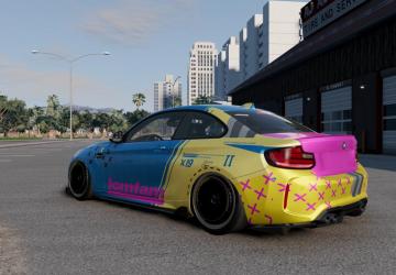 BMW M2 F87 version 1.0 for BeamNG.drive (v0.29.x)