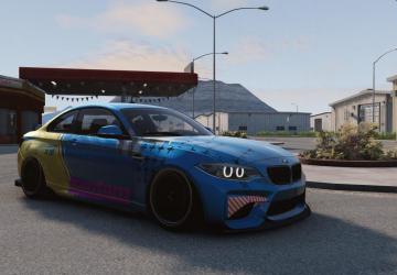 BMW M2 F87 version 1.0 for BeamNG.drive (v0.29.x)