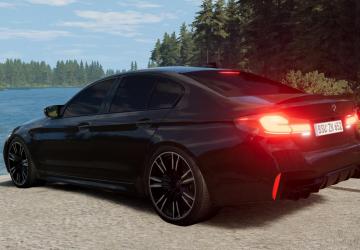 BMW M5 F90 Restyling version 1.0 for BeamNG.drive (v0.29.x)