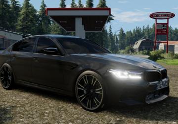 BMW M5 F90 Restyling version 1.0 for BeamNG.drive (v0.29.x)