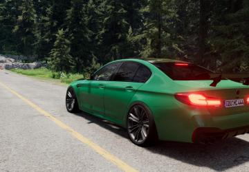 BMW M5 F90 Restyling version 1.0 for BeamNG.drive (v0.29.x)