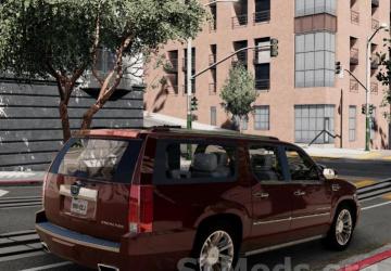 Cadillac Escalade ESV version 2.1 for BeamNG.drive (v0.28.x)