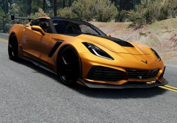 Chevrolet Corvette (C7) version 1.2 for BeamNG.drive (v0.36.x)
