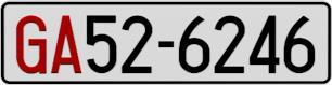 Chinese License Plates (1986 Series) version 1.3 for BeamNG.drive