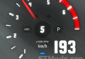 Enhanced Tachometer version 0.0.2 for BeamNG.drive (v0.28.x)