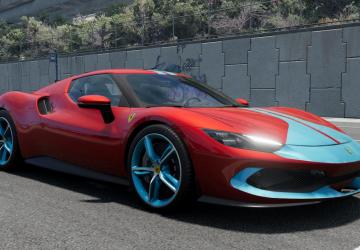 Ferrari 296 version 1.0 for BeamNG.drive (v0.30.x)