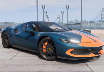 Ferrari 296 version 1.0 for BeamNG.drive (v0.30.x)
