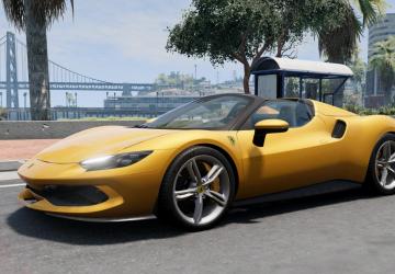 Ferrari 296 version 1.0 for BeamNG.drive (v0.30.x)