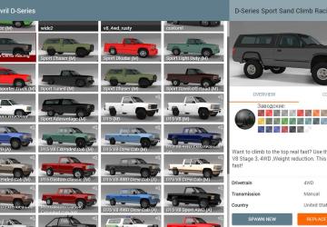 Gavril D-Series More Parts version 1.1 for BeamNG.drive (v0.11.x)