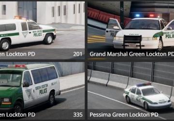 Green Lockton Police version 1.0 for BeamNG.drive