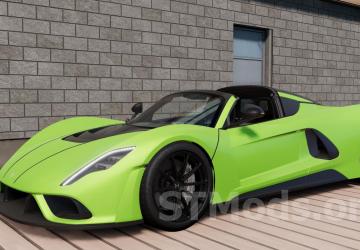Hennessey Venom F5 version 1.0 for BeamNG.drive (v0.31.x)