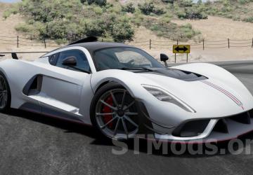 Hennessey Venom F5 version 1.0 for BeamNG.drive (v0.31.x)