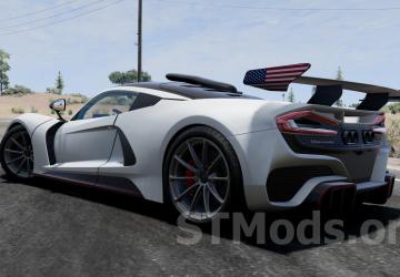 Hennessey Venom F5 version 1.0 for BeamNG.drive (v0.31.x)