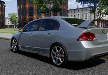 Honda Civic VIII version 1.0 for BeamNG.drive (v0.31.x)