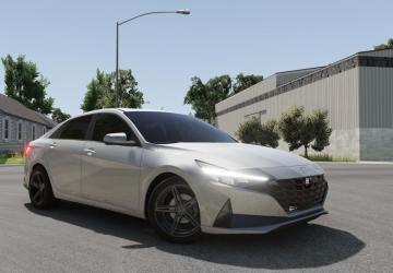 Hyundai Elantra/Avante 2022 CN7 version 1.0 for BeamNG.drive (v0.29.x)