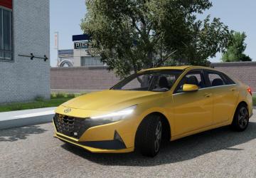 Hyundai Elantra/Avante 2022 CN7 version 1.0 for BeamNG.drive (v0.29.x)