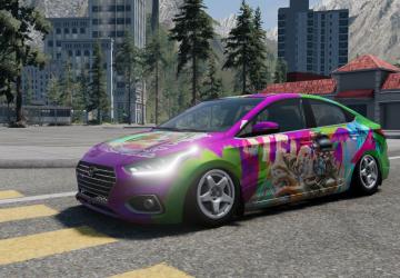 Hyundai Solaris/Accent/Verna version 2.1 for BeamNG.drive (v0.29.x)