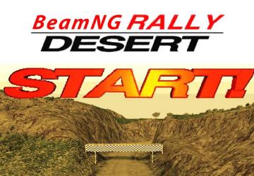 Map BeamNG Rally Championship Desert Map version 1.02 for BeamNG.drive
