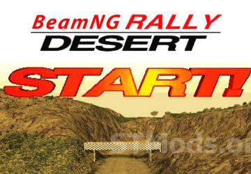 Map BeamNG Rally Championship Desert Map version 2.03 for BeamNG.drive