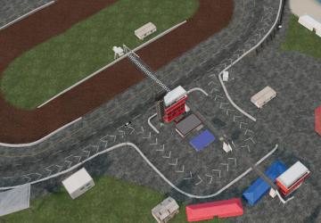CCC Island Oval Map version 0.9 for BeamNG.drive (v0.35.x)