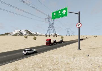 Hexi Corridor Map version 1.1 for BeamNG.drive (v0.31.x)