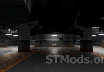 Kamurocho Underground Carpark Showroom (Yakuza 4) Map v2.0 for BeamNG.drive (v0.35.x)