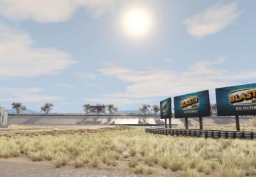Map Lonestar Speedway USA Map version 1.25 for BeamNG.drive (v0.35.x)