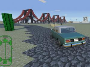 Map «Minecraft» version 05.03.17 for BeamNG.drive (v0.8)