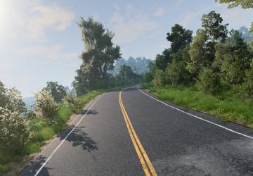 Map PBR Rock Island Map version 1.3 for BeamNG.drive (v0.34.x)