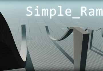 Map «Simple Ramp» version 1.0 for BeamNG.drive