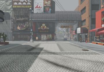Sotenbori, Osaka (Yakuza Like A Dragon) Map v1.0 for BeamNG.drive (v0.35.x)
