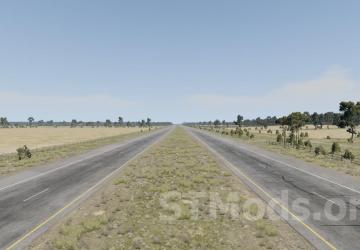 Map Texas, USA Map version 1.3d for BeamNG.drive (v0.36.x)