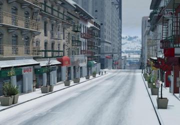 Map Winter West Coast, USA Map version 0.35.1 for BeamNG.drive (v0.35.x)