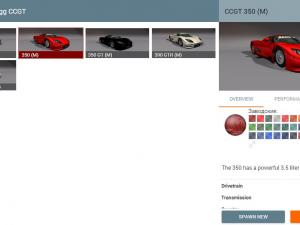 Koenigsegg CCR version 1.0 for BeamNG.drive