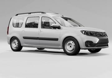 Lada Largus 2021 Remake version 5.1 for BeamNG.drive (v0.34.X)