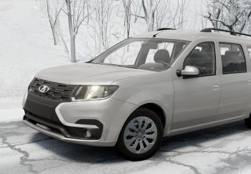 Lada Largus version 1.0 for BeamNG.drive (v0.31.x)