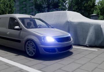 Lada Largus/Renault Logan/Dacia Logan version 1.0 for BeamNG.drive (v0.30.x)