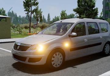 Lada Largus/Renault Logan/Dacia Logan version 1.0 for BeamNG.drive (v0.30.x)