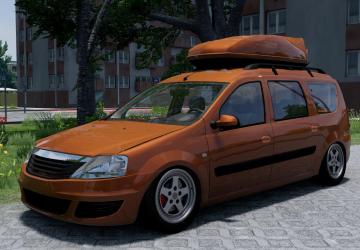 Lada Largus/Renault Logan/Dacia Logan version 1.0 for BeamNG.drive (v0.30.x)