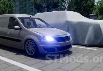 Lada Largus/Renault Logan/Dacia Logan version 3.0 for BeamNG.drive (v0.30.x)