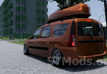 Lada Largus/Renault Logan/Dacia Logan version 3.0 for BeamNG.drive (v0.30.x)