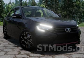 Lada Vesta NG version 2.3 for BeamNG.drive (v0.31.x)