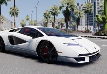 Lamborghini Countach LPI 800-4 2022 version 1.0 for BeamNG.drive (v0.29.x)