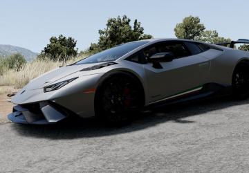 Lamborghini Huracan version 1.0 for BeamNG.drive (v0.35.x)
